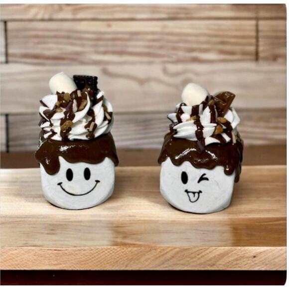 🆕 Faux Marshmallow Buddy/ S’mores,Tiered Tray Decor, Fake Bake - Picture 5 of 10